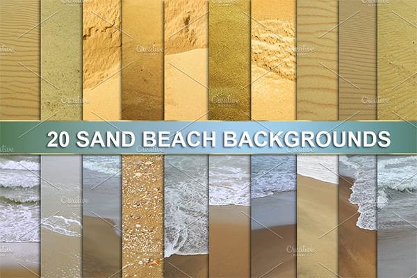 Sand Beach Texture Background Template