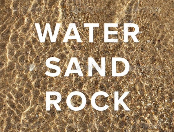 Water Sand Rock Textures Template
