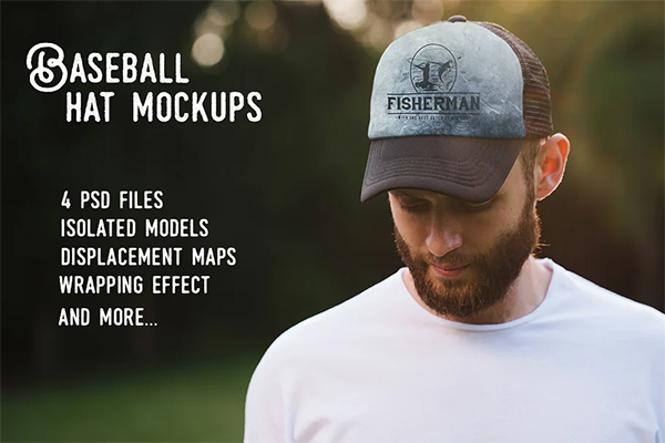 Baseball Hat Mockup Template