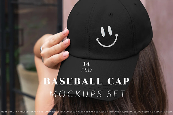 Baseball Cap Mockups Set