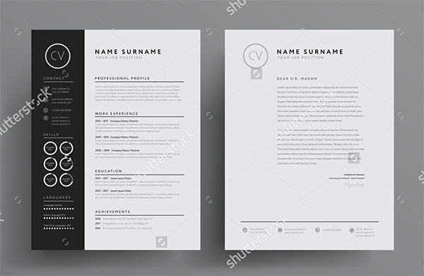 Professional CV Resume Template Design Professional CV Resume Template Design