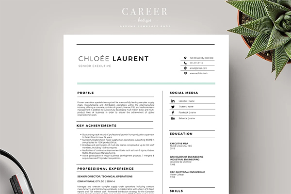 Modern Resume & CoverLetter Templates Modern Resume & CoverLetter Templates