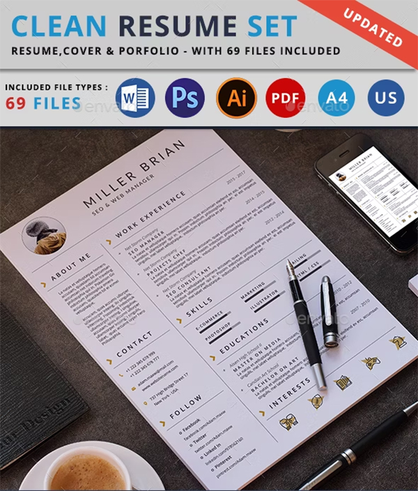 Portfolio Resume Template Portfolio Resume Template