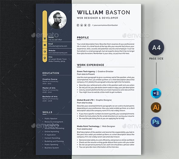 Resume Modern Template Resume Modern Template