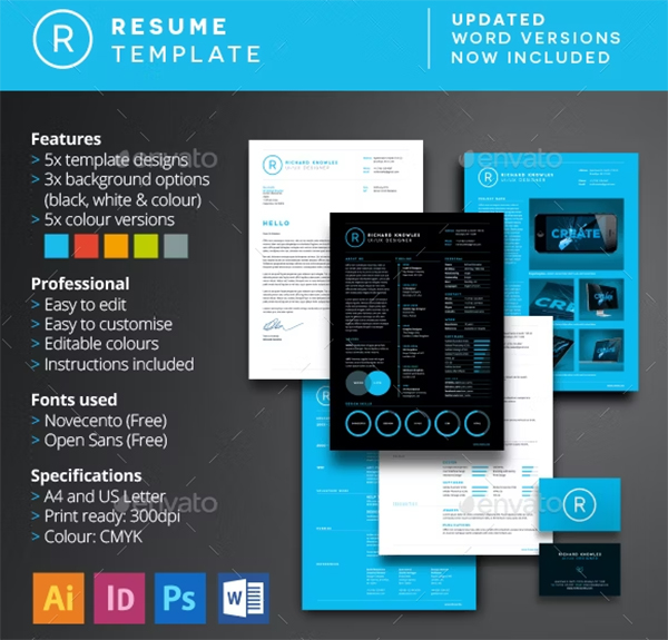 Creative InDesign INDD, AI Illustrator Resume  Creative InDesign INDD, AI Illustrator Resume