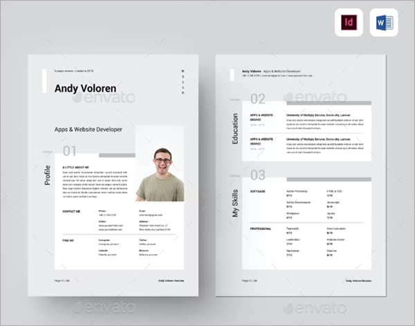 Company Resume Template Company Resume Template