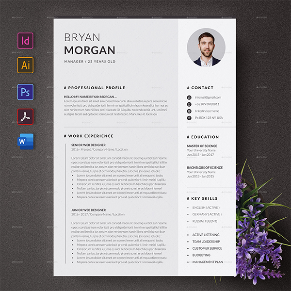 Modern Resume CV Templates