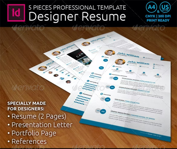 Designer Resume CV Template