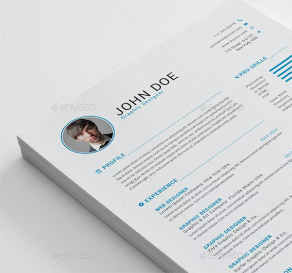 Clean Resume CV Templates