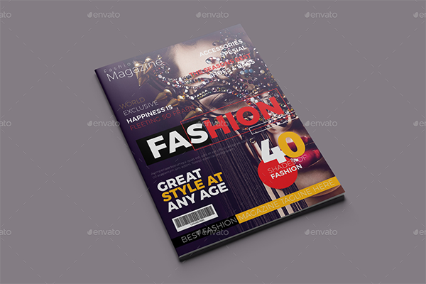 Simple Fashion Magazine Design
