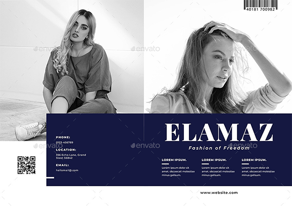 Magazine Template Fashion Design