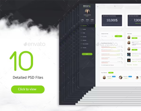 Blashz Dashboard UI Kit Template