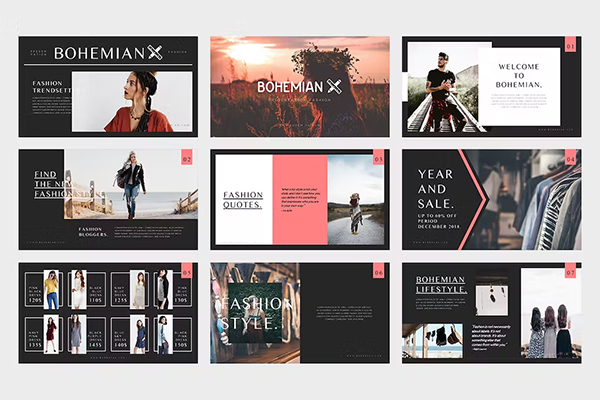 Fashion Catalogue Powerpoint Template Fashion Catalogue Powerpoint Template