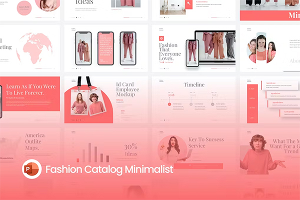 Fashion Catalog Minimalist PowerPoint Template Fashion Catalog Minimalist PowerPoint Template