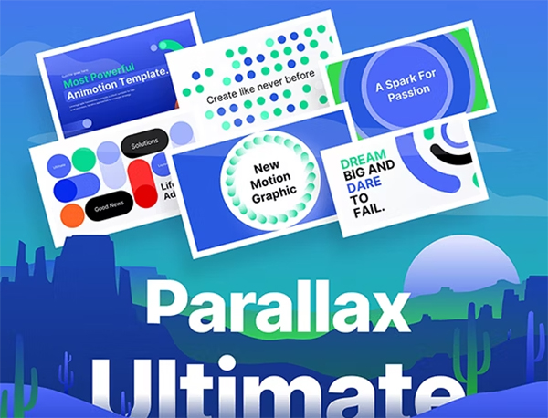 Parallax Ultimate PowerPoint Animated Template Parallax Ultimate PowerPoint Animated Template