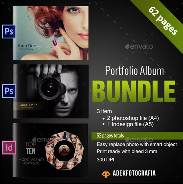 Multipurpose Photo Album & Portfolio Bundle