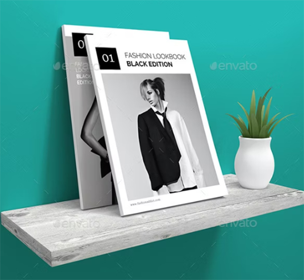 Fashion Lookbook And Magazines Catalog Template