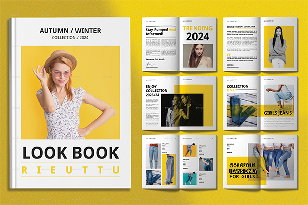 Look book Catalogue Design Template