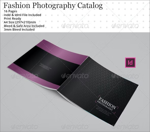 Fashion Photographic Catalog Brochure Templates