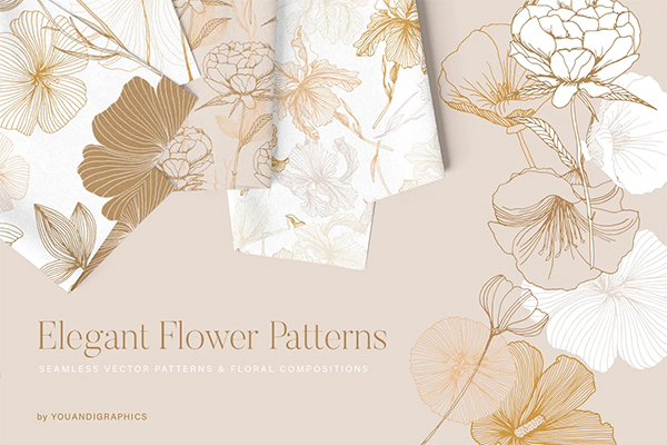 Wedding  Elegant Flower Patterns Wedding  Elegant Flower Patterns