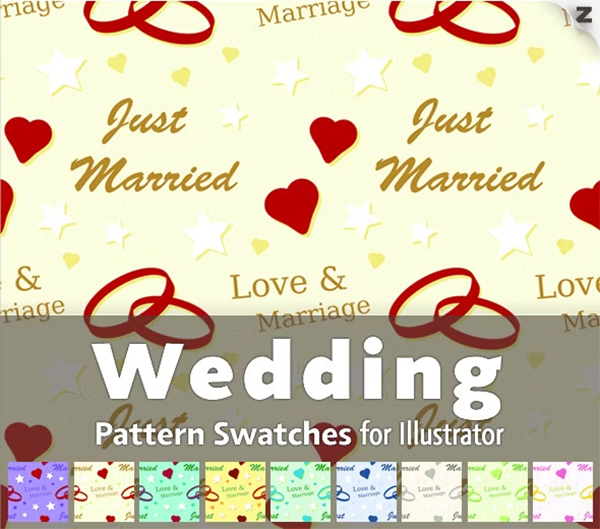 Wedding Pattern Swatches Wedding Pattern Swatches