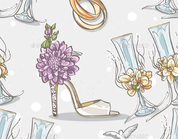 Wedding Vector EPS Pattern Design Wedding Vector EPS Pattern Design