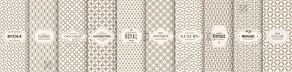 Geometric Vector Elegant Patterns