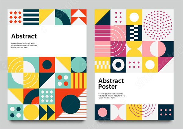 Geometric Vector Shapes Pattern