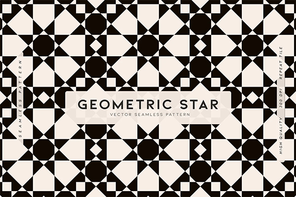Geometric Star Template