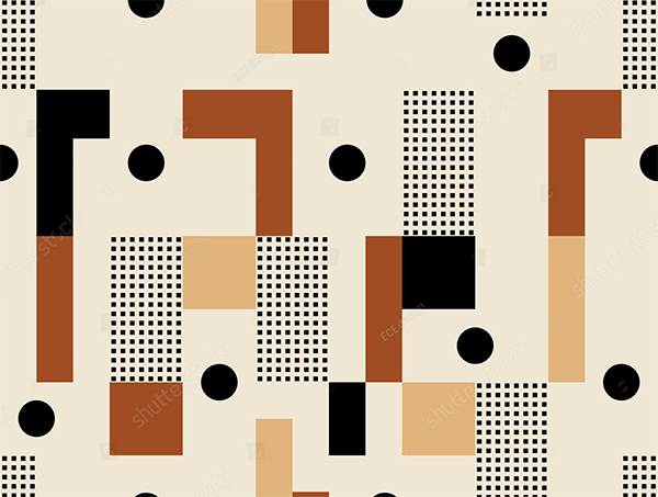 Seamless Abstract Geometric Pattern Design