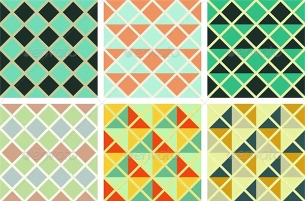Geometric Vector EPS Patterns Design