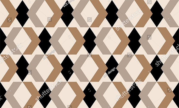 Seamless Abstract Geometric Vector Pattern