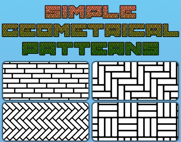 Simple Geometrical Patterns Design