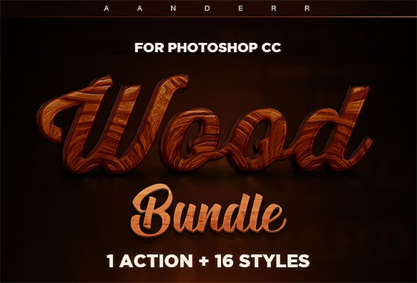 Wood Action & Styles Bundle