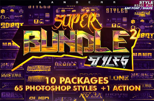 Super Wood PSD Bundle Styles