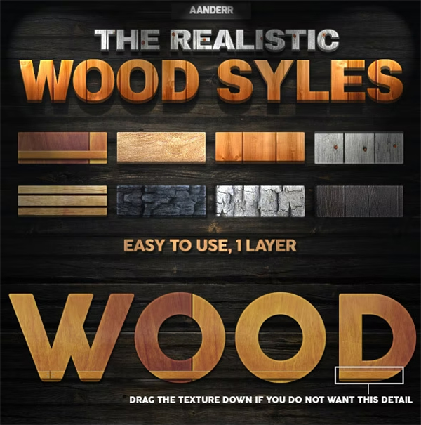 The Realistic Wood Styles