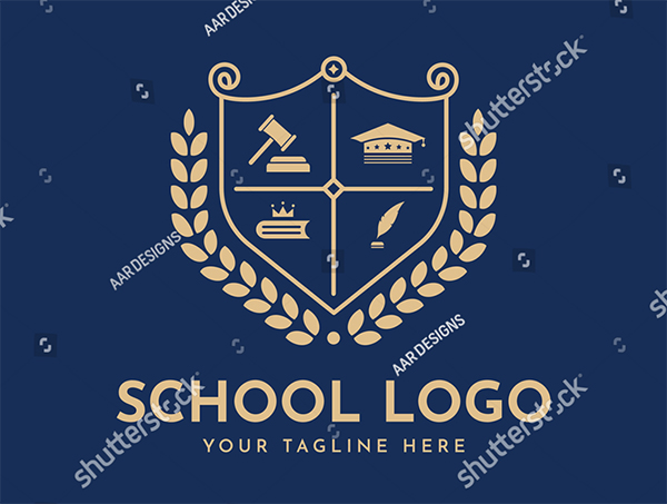 Best School Vector Logo Template