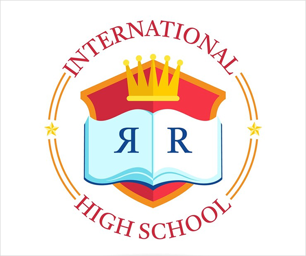 Best Free PSD High School Logo Template