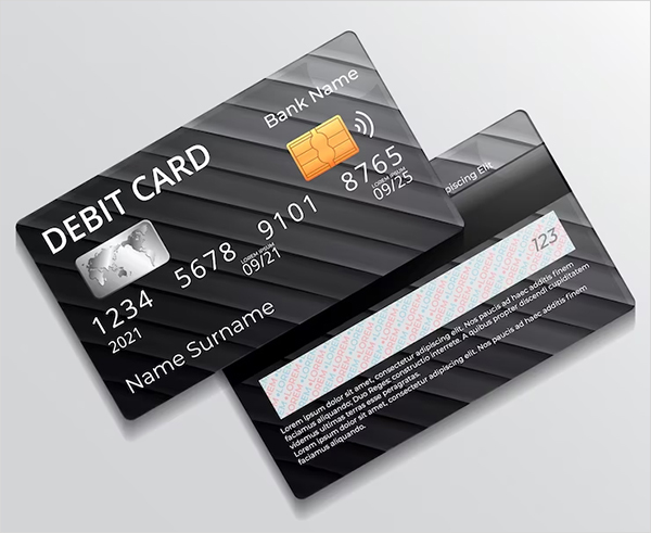 Free PSD Credit Card Mockup