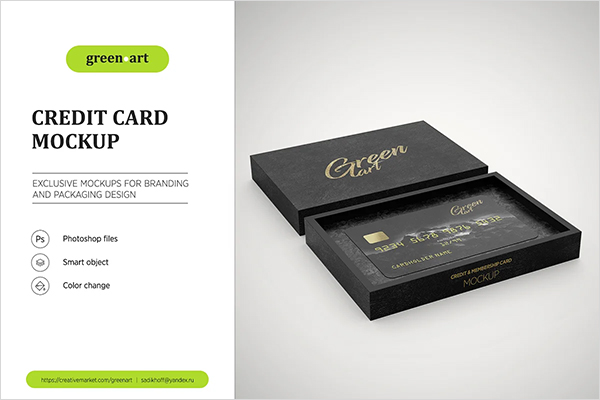 Commercial Credit Card Mockup