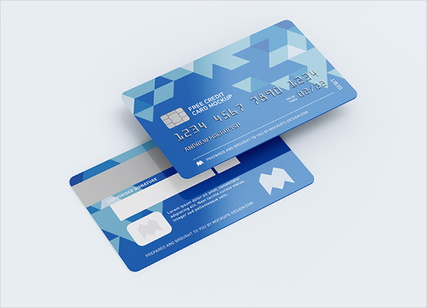 Free Credit Card Mockup