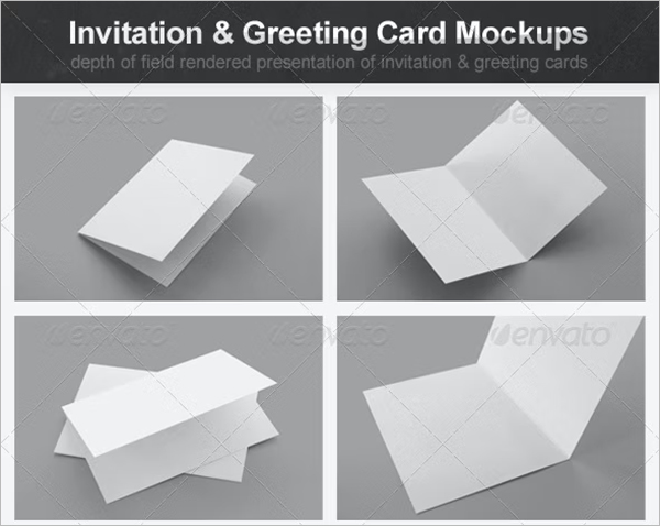 Invitation & Greeting Card Mockups