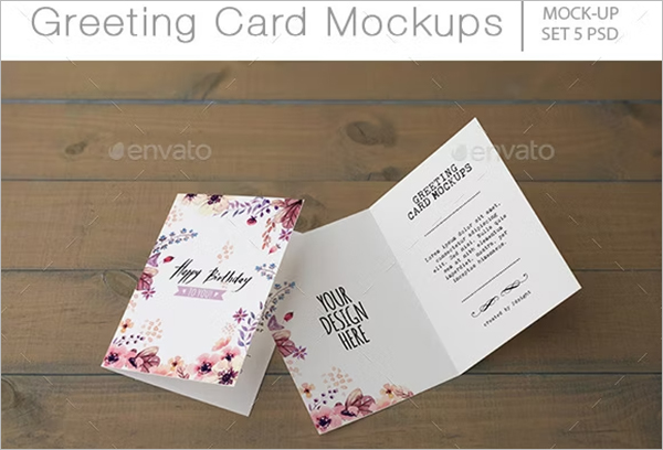 Invitation & Greeting Card Mockups Design
