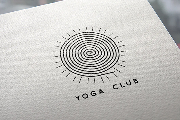 Yoga Editable PSD Logo