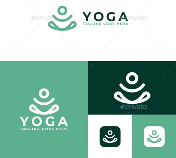 Minimal Yoga Logo Template