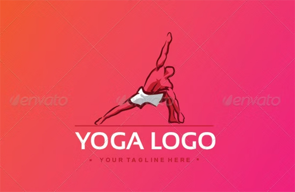 Yoga Vector EPS Logo Design