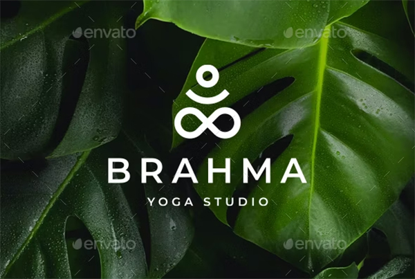 Yoga Illustrator Logo Designs