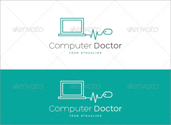 Computer Doctor Logo Template