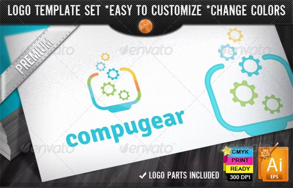 Computer Repair Service Logo Designs