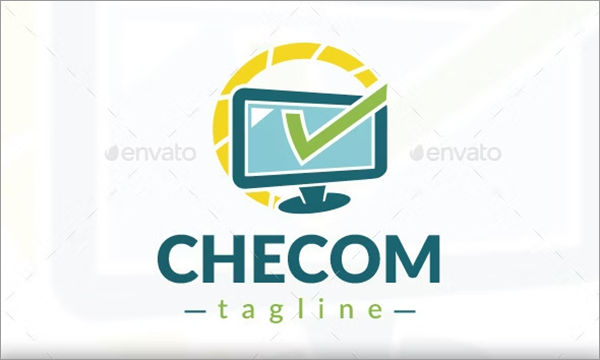 Computer Check Logo Templates